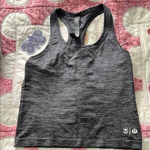 Canada lululemon Black and Gray Tank Top